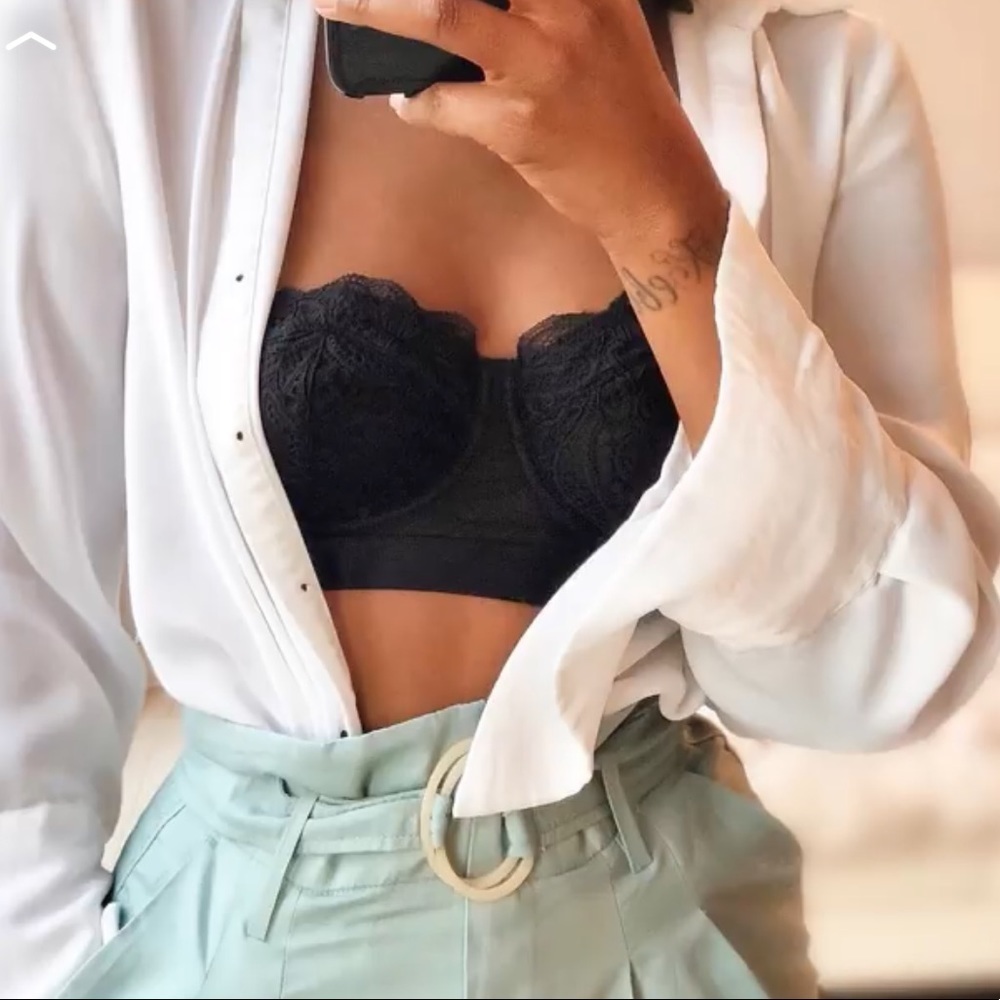 Lace Strapless Bra